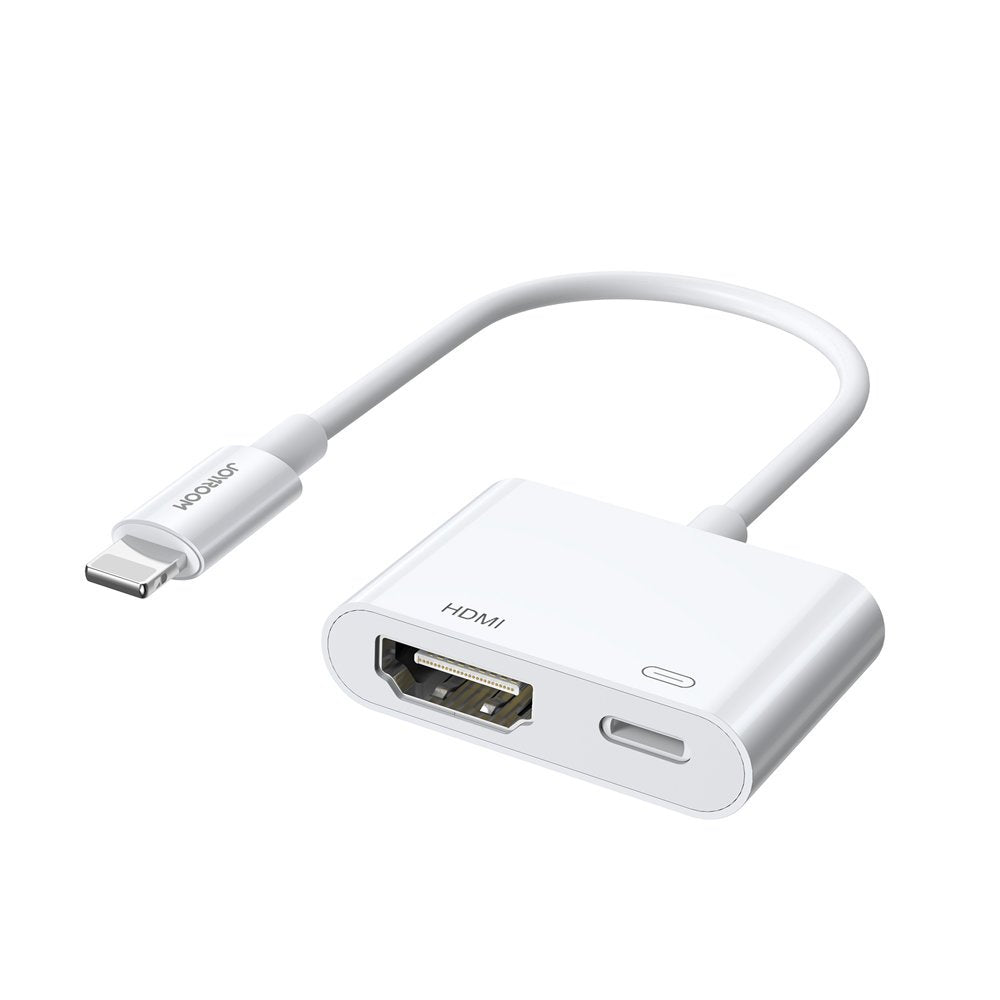 Adaptor Joyroom S-h141 Lightning (Male) - Hdmi Fullhd 1080p 60Hz (Female) / Lightning (Female) - Alb