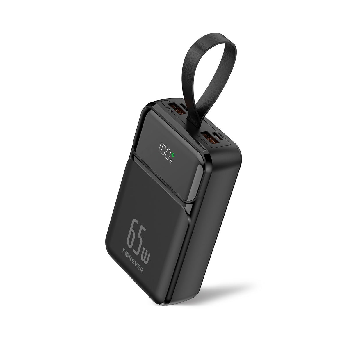 Acumulator extern Forever Tb-400 PD QC 65W 20000 Mah Negru