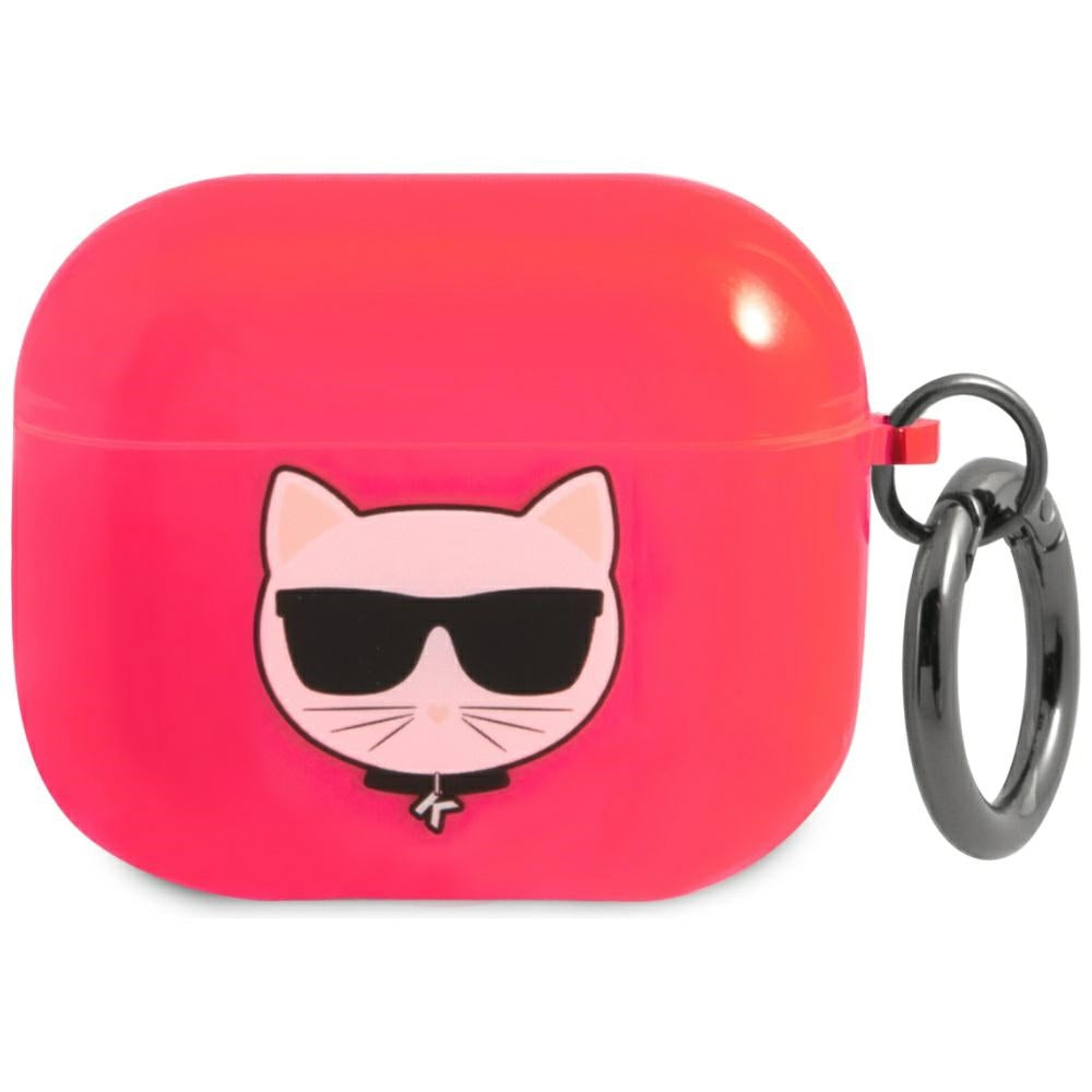 Husa Karl Lagerfeld Choupette pentru AirPods 3 - Roz