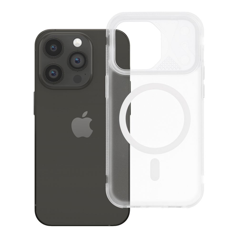 Husa Aurora pentru iPhone 14 PRO Compatible cu Magsafe Alb