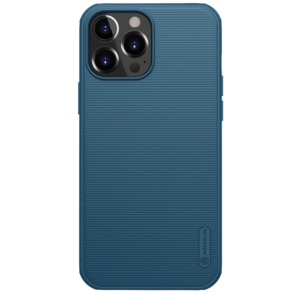 Husa Nillkin Super Frosted Shield Reinforced, pentru iPhone 13 Pro Max, Albastru
