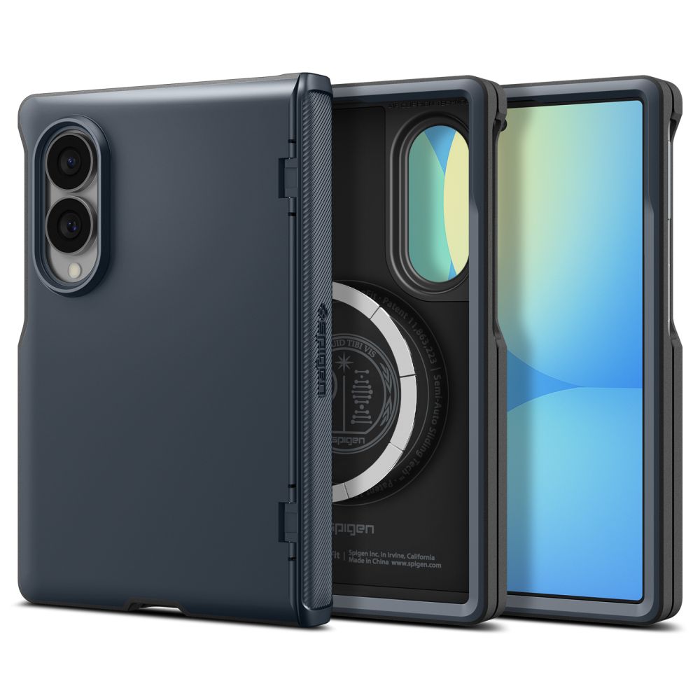 Husa Spigen Slim Armor Magsafe pentru Samsung Galaxy Z Fold 8 Bleumarin