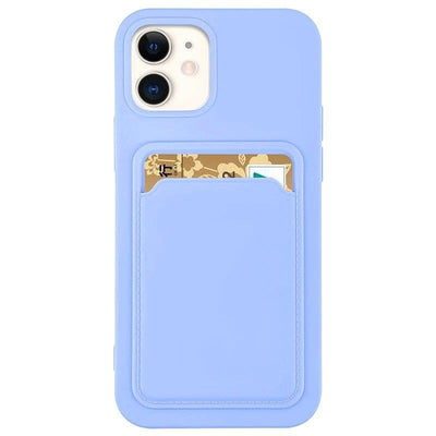 Husa Card Silicone Wallet Wallet cu Card Slot Documents pentru Samsung Galaxy A42 5G Mov