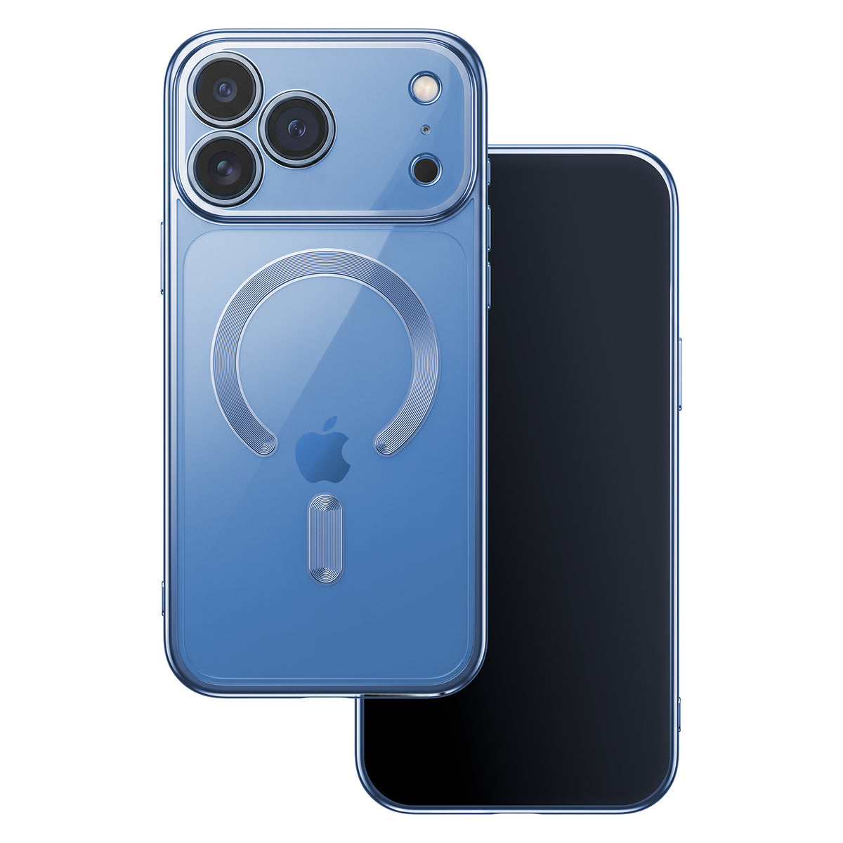 Husa Color Chrome Mag pentru iPhone 17 Pro Max 6,9" / 18 Pro Max 6,9" Sky Albastru
