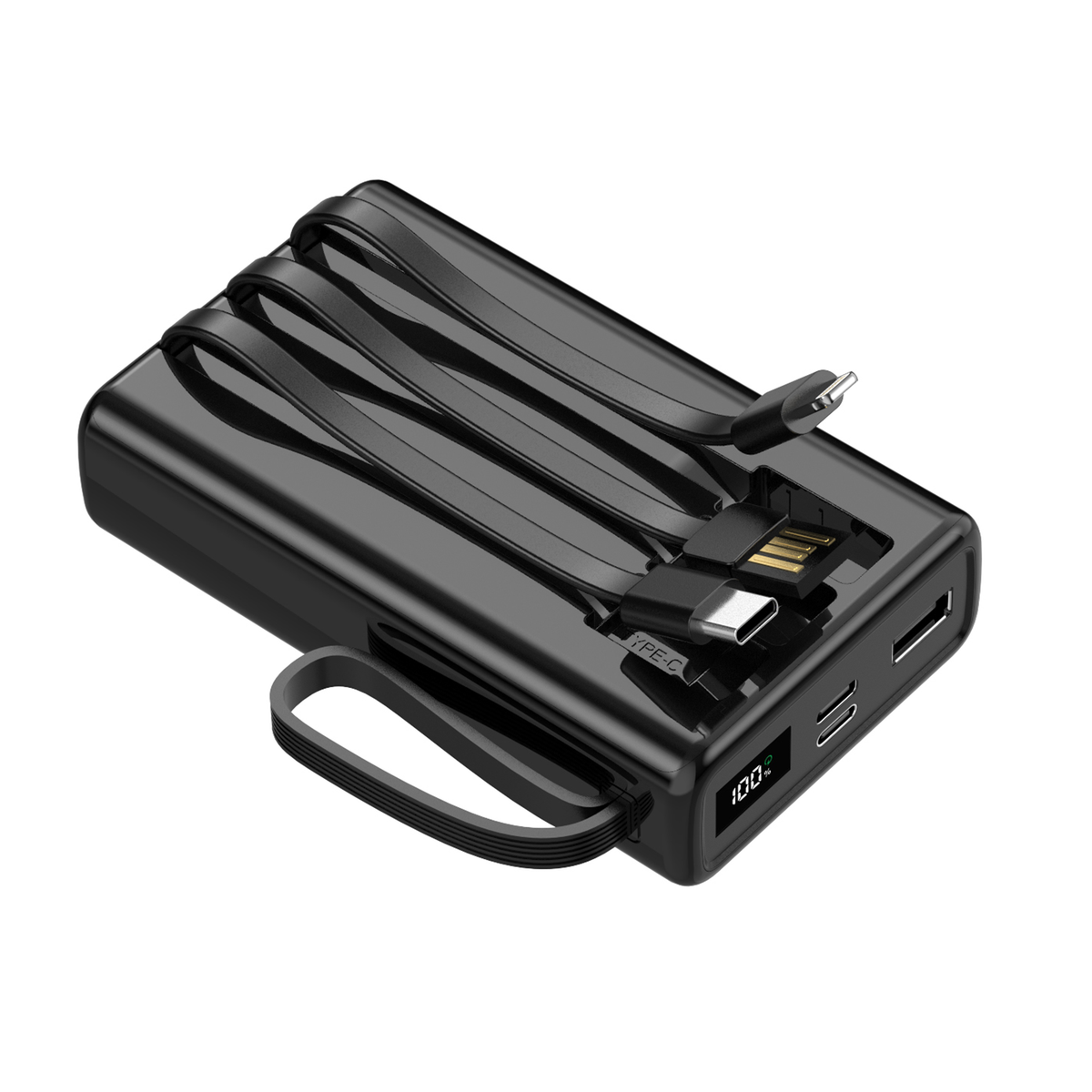 Cablu Setty Acumulator extern 20000 Mah cu Spb-lc-220 Negru