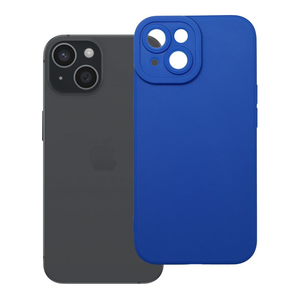 Husa Matt 2.0 pentru iPhone 15 Albastru