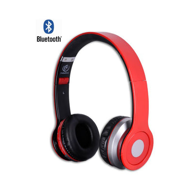 Casti Rebeltec Bluetooth Crystal Rosu