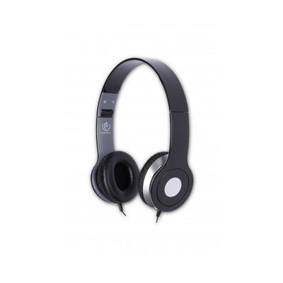 Casti Rebeltec Wired City Negru