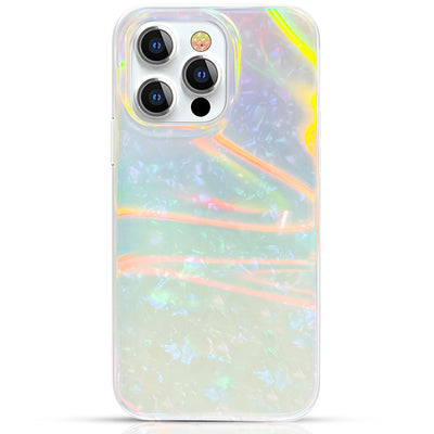 Husa Kingxbar Shell Series Luxury Elegant pentru iPhone 13 Pro Pearl-mint