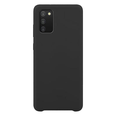 Husa Silicone Soft Flexible Rubber Cover pentru Samsung Galaxy A03s Negru