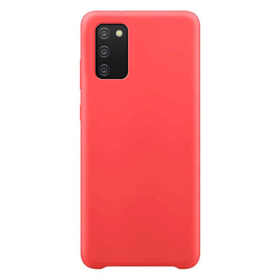 Husa Silicone Soft Flexible Rubber Cover pentru Samsung Galaxy A03s Rosu