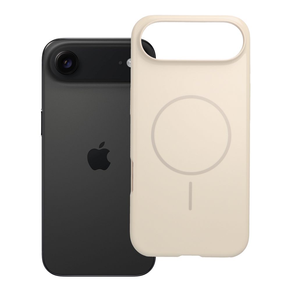 Husa Glossy Mag pentru iPhone 17 AIR Compatible cu Magsafe Alb