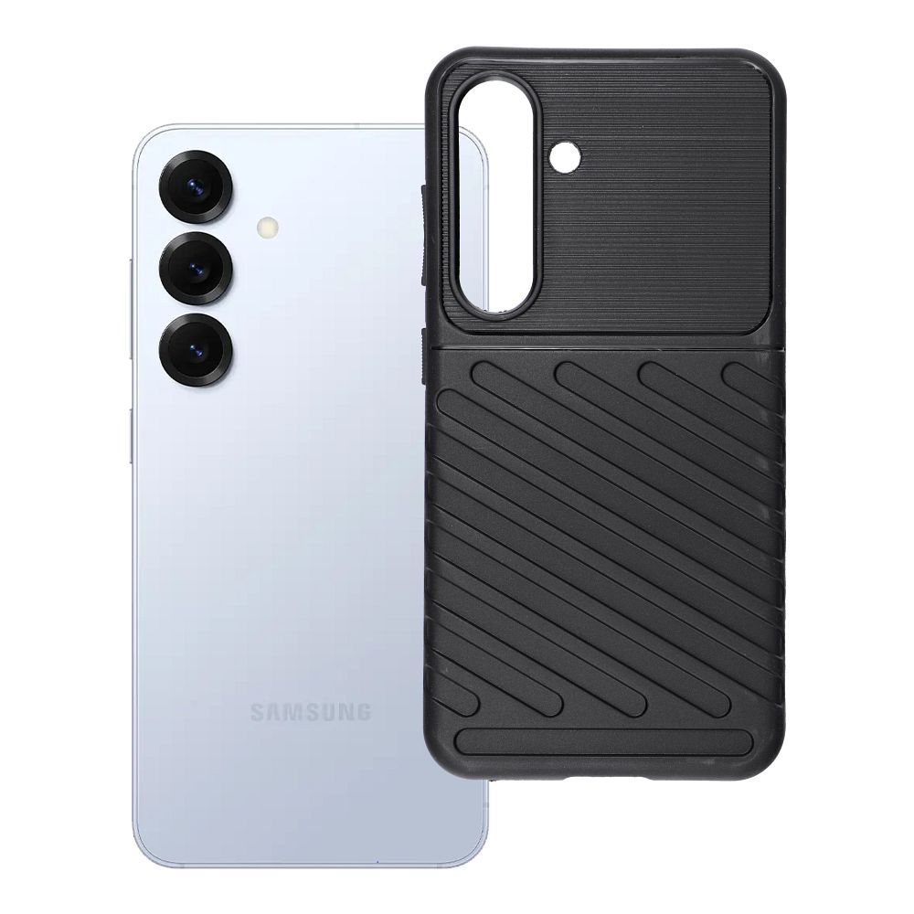 Husa Thunder pentru Samsung S25 Negru