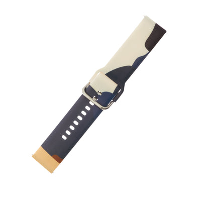 Curea Moro pentru Samsung Galaxy Watch 40 / 41 / 42 / 43 / 44 Mm Silicone Bracelet Watch Band - Pattern 13