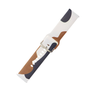 Curea Moro pentru Samsung Galaxy Watch 45 / 46 / 47 Mm Silicone Bracelet Watch Band - Pattern 1