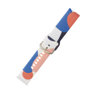 Curea Moro pentru Samsung Galaxy Watch 45 / 46 / 47 Mm Silicone Bracelet Watch Band - Pattern 10