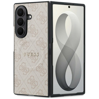 Husa Guess HC Magnetic 4G PU Classic pentru Samsung Galaxy Z Fold 8 Ultra Roz