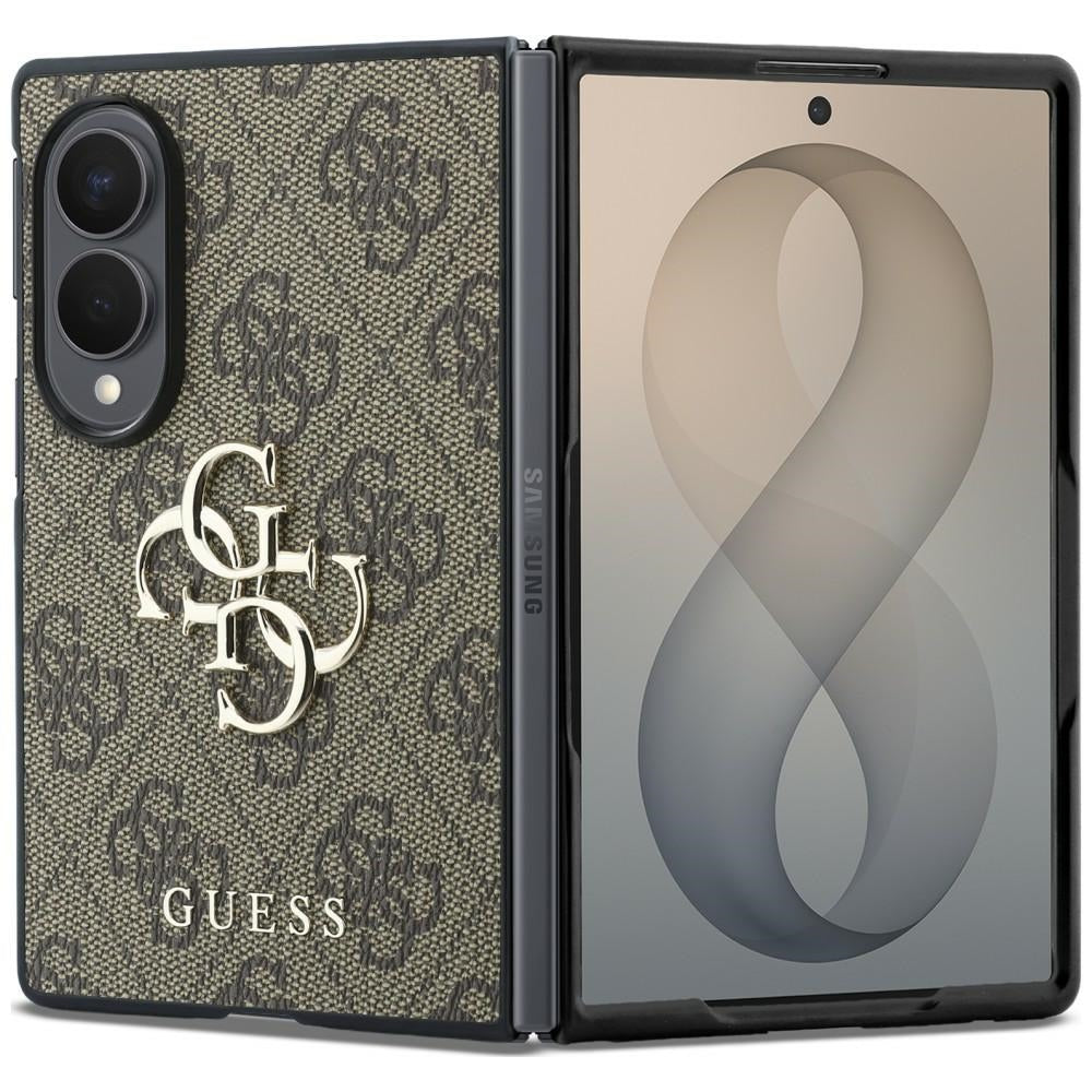 Husa Guess HC 4G PU BIG Logo pentru Samsung Galaxy Z Fold 8 Maro