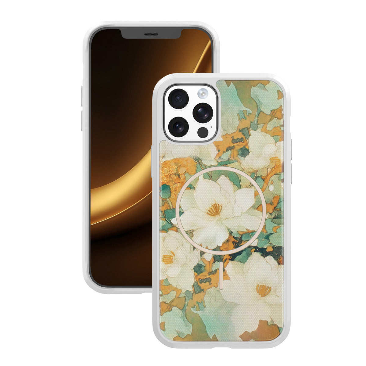 Husa Golden Autumn pentru iPhone 12 / 12 Pro 6,1" Gri