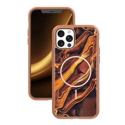 Husa Golden Autumn pentru iPhone 12 / 12 Pro 6,1" Maro