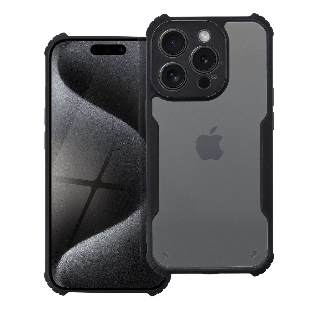 Husa Anti-drop pentru iPhone 16 PRO MAX Negru