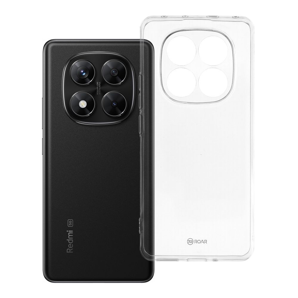 Husa Roar ALL DAY Colorful Jelly pentru Xiaomi Redmi Note 14 Pro 5G Transparent
