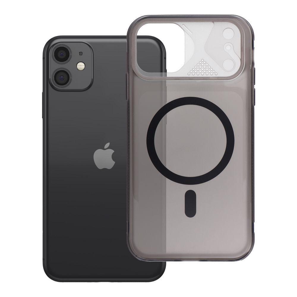 Husa Aurora pentru iPhone 11 Compatible cu Magsafe Negru
