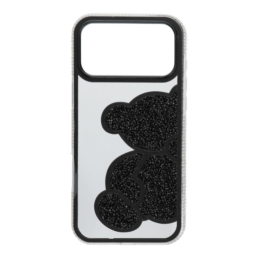 Husa Teddy Bear pentru iPhone 17 Pro Max / 18 Pro Max (Low Camera Edge) Negru
