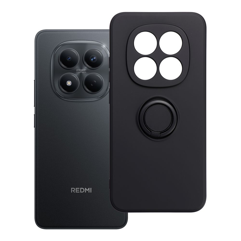Husa Silicone Ring pentru Xiaomi Redmi Note 15 PRO 5G Negru
