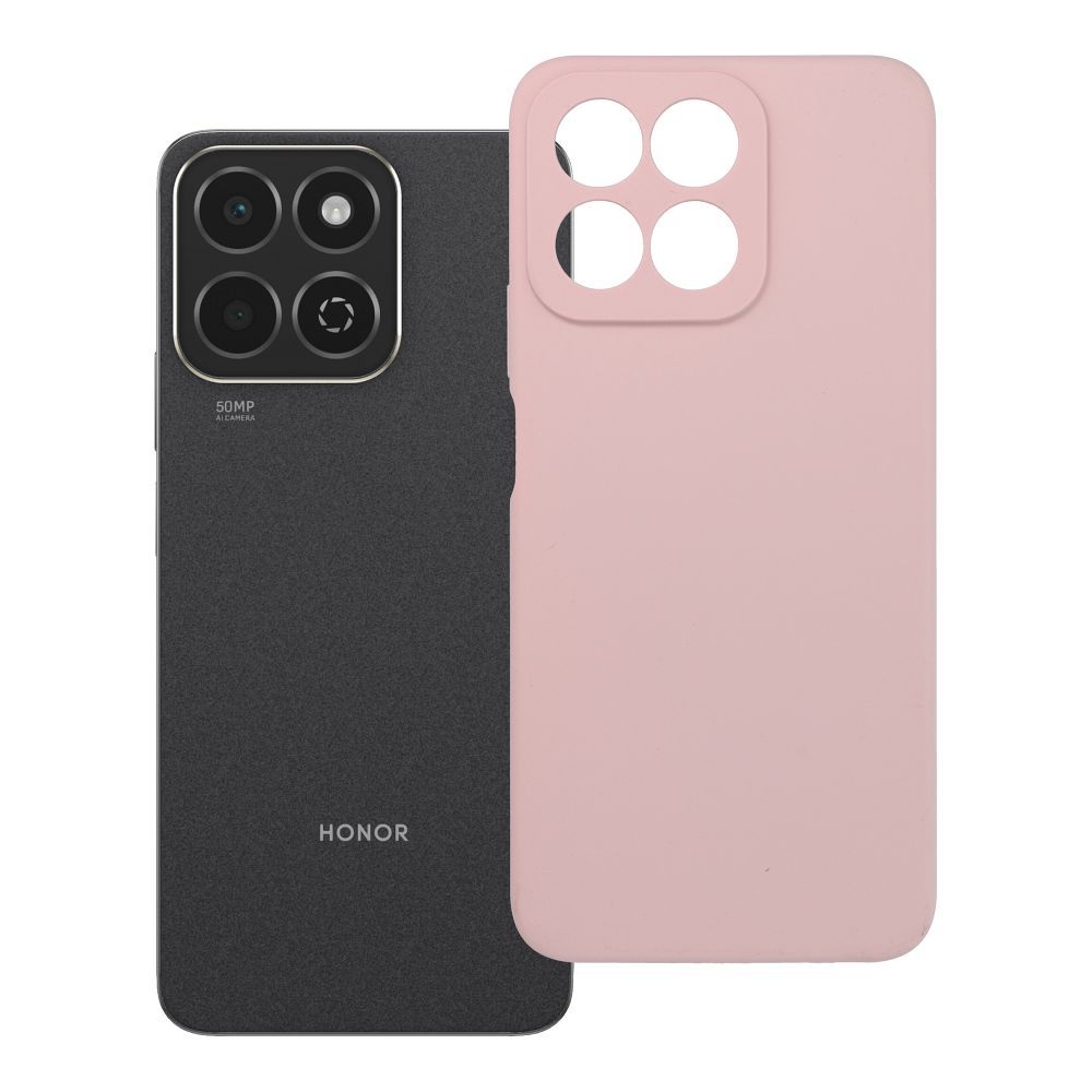 Husa pentru Honor 200 Smart Silicone 2mm (Camera Protection) Powder Roz