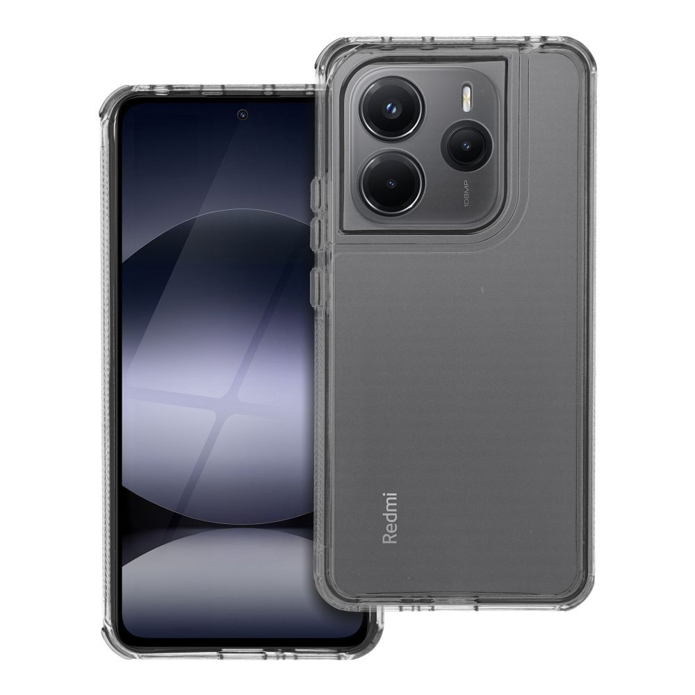 Husa Matrix Transparent pentru Xiaomi Redmi Note 14 5G Negru