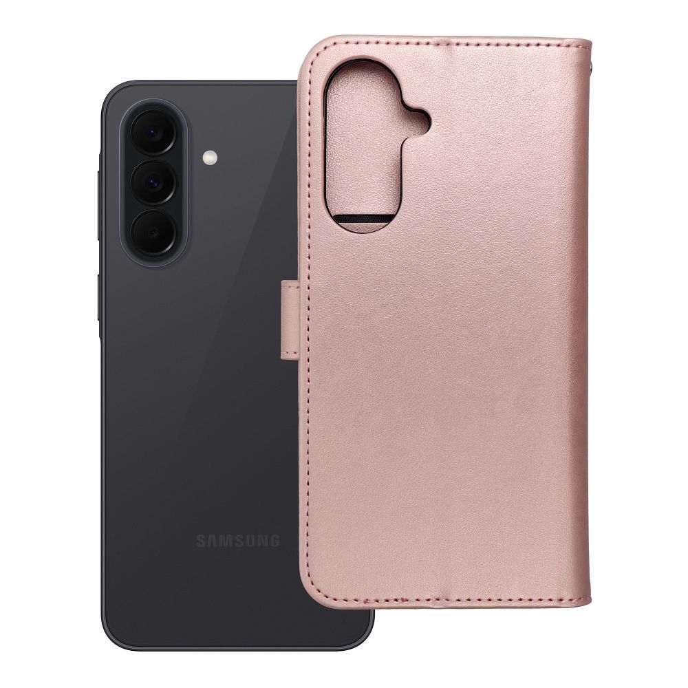 Husa Mezzo Book Flip pentru Samsung A37 5G Tree Roz auriu