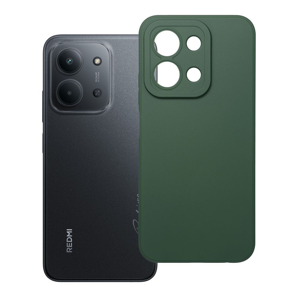 Husa Matt 2.0 pentru Xiaomi Redmi 15C (173,16 X 81,07 X 8,2) Verde inchis