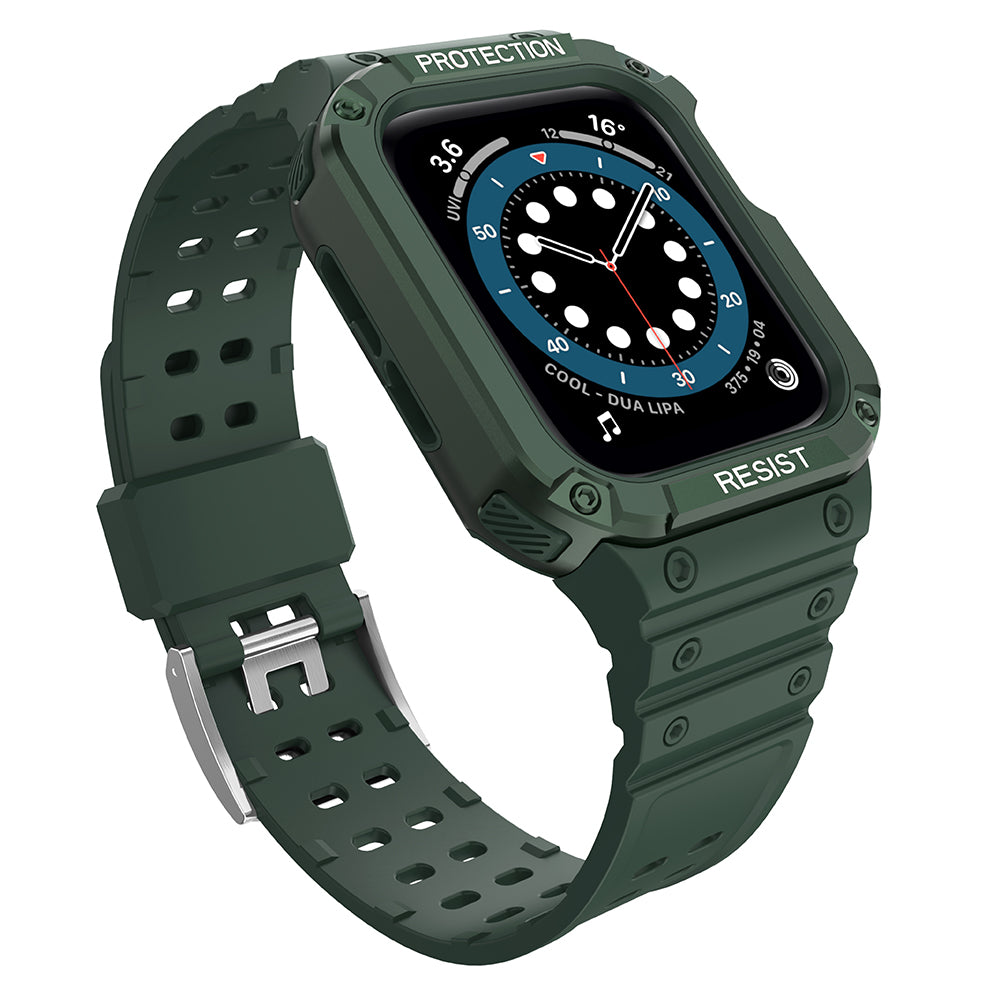 Husa Protect Curea Curea pentru Apple Watch 38/40/41mm Armored Curea - Verde