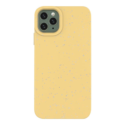 Husa Eco pentru iPhone 11 Pro Max Silicone Cover Phone Cover Galben