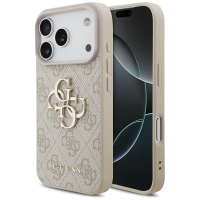 Husa Guess 4G Big Logo pentru iPhone 18 Pro / iPhone 17 Pro Roz