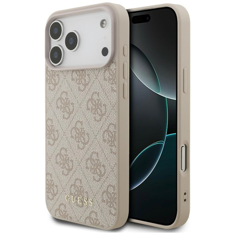 Husa Guess 4G Classic pentru iPhone 18 Pro Max / iPhone 17 Pro Max Roz