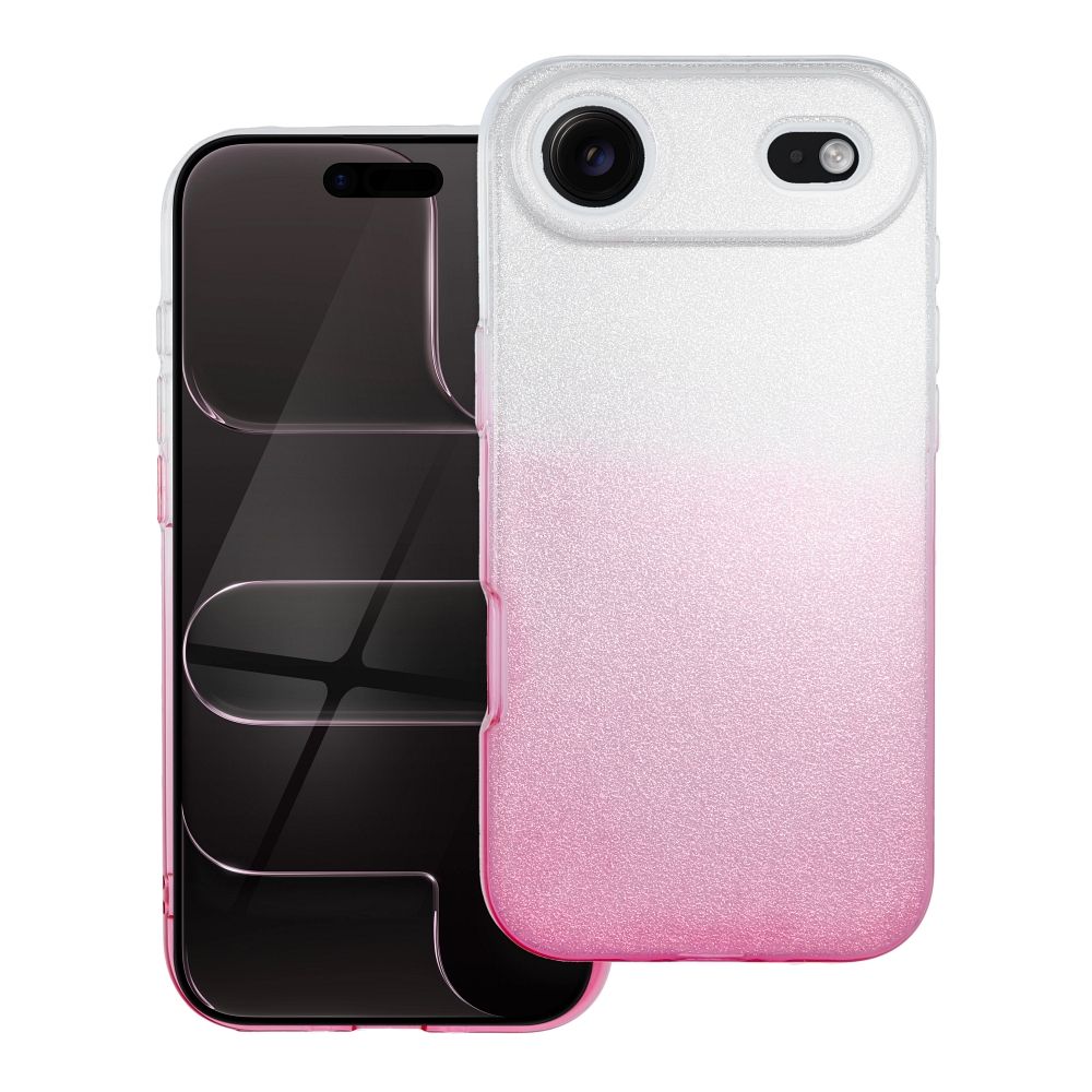 Husa Shining pentru iPhone 17 AIR Transparent Roz