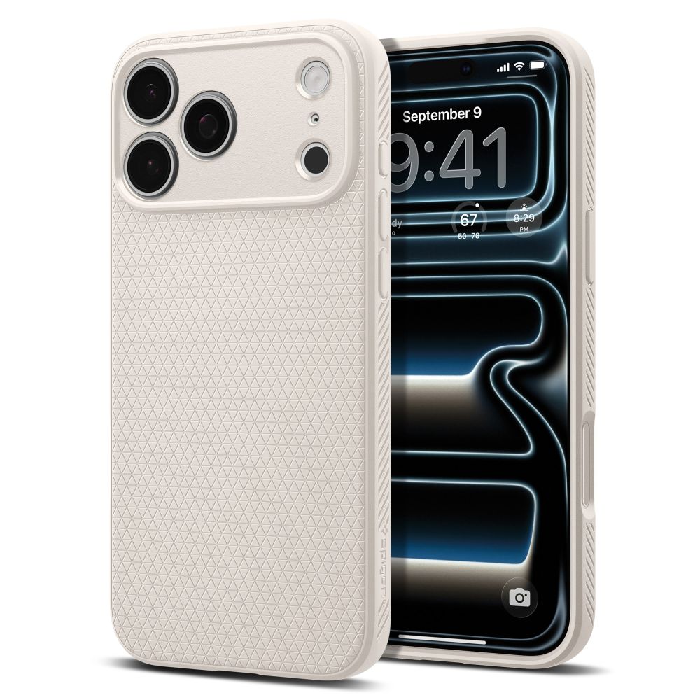 Husa Spigen Liquid Air pentru iPhone 17 Pro / 18 Pro Titanium