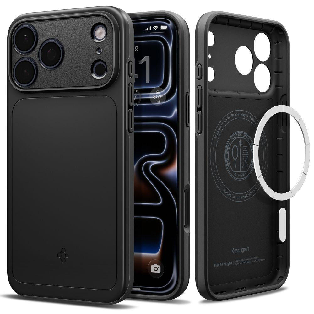 Husa Spigen Thin Fit Magsafe pentru iPhone 17 Pro Max / 18 Pro Max Negru