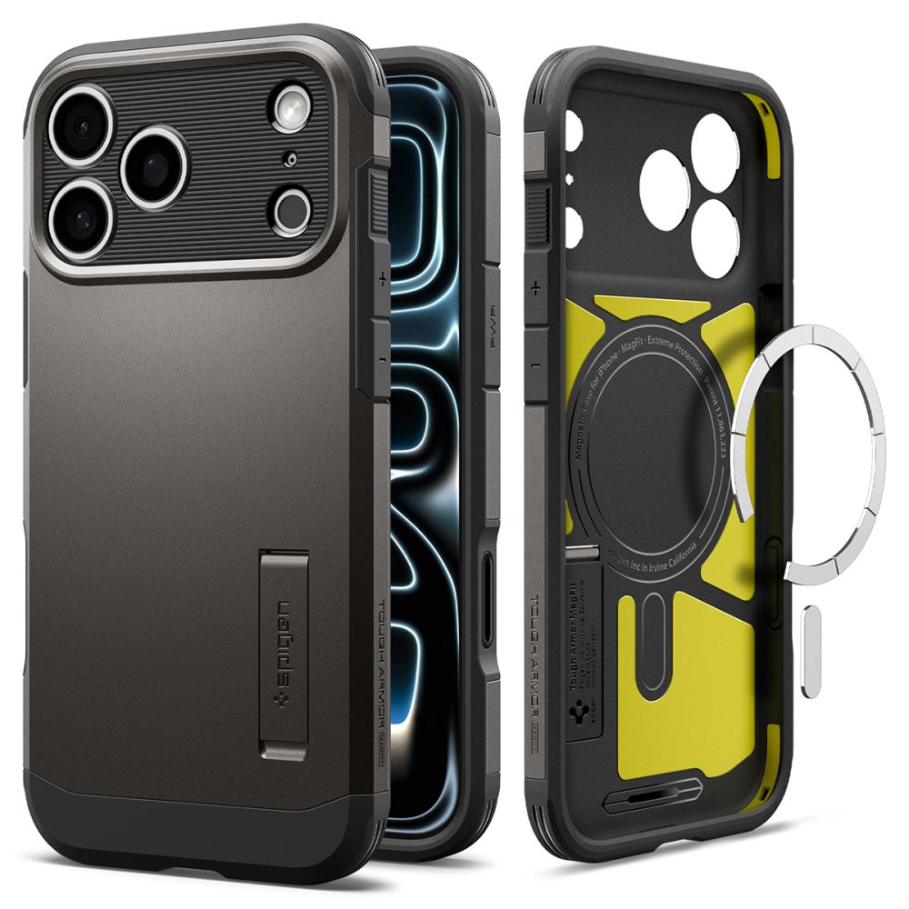 Husa Spigen Tough Armor T Magsafe pentru iPhone 17 Pro Max / 18 Pro Max Graphite
