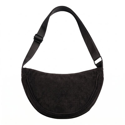 Husa Universal Corduroy Moon Bag Negru
