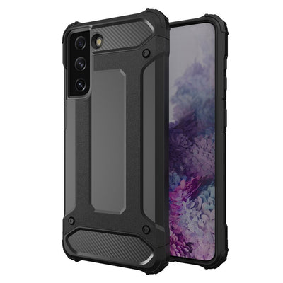 Husa Hybrid Armor Tough Rugged Cover pentru Samsung Galaxy S22+ (S22 Plus) Negru