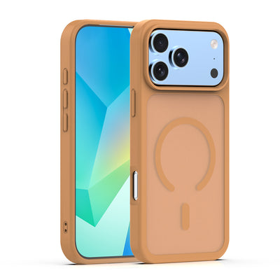 Husa Mag Matt pentru iPhone 17 Pro Max 6,9" / 18 Pro Max 6,9" Maro Big Hole
