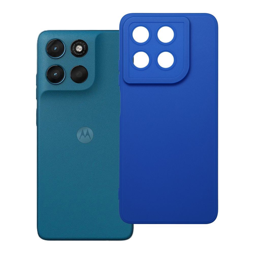 Husa Matt 2.0 pentru Motorola G57 / G57 Power Albastru