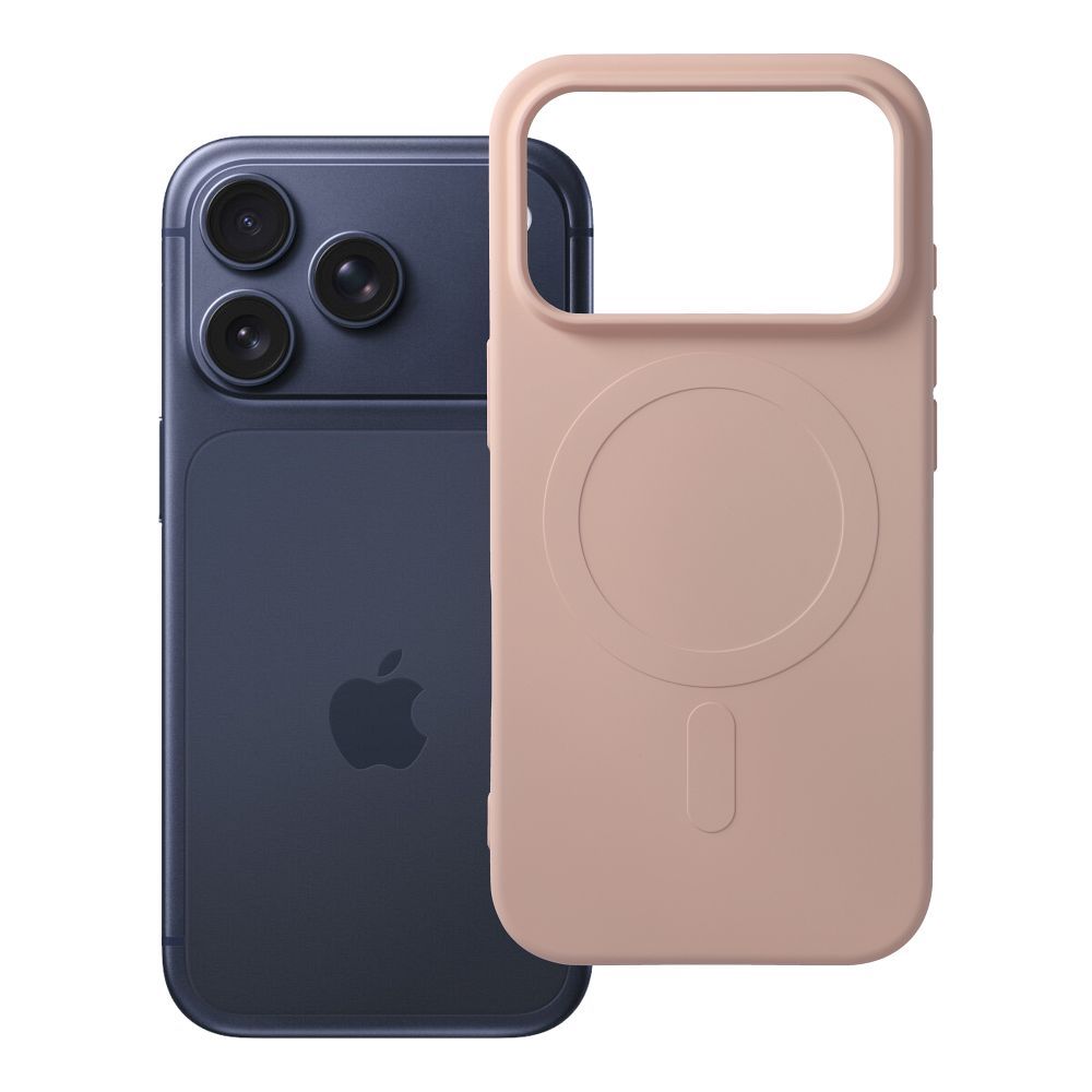 Husa Silicone Mag pentru iPhone 18 Pro / 17 Pro Compatible cu Magsafe (Big Hole) Roz