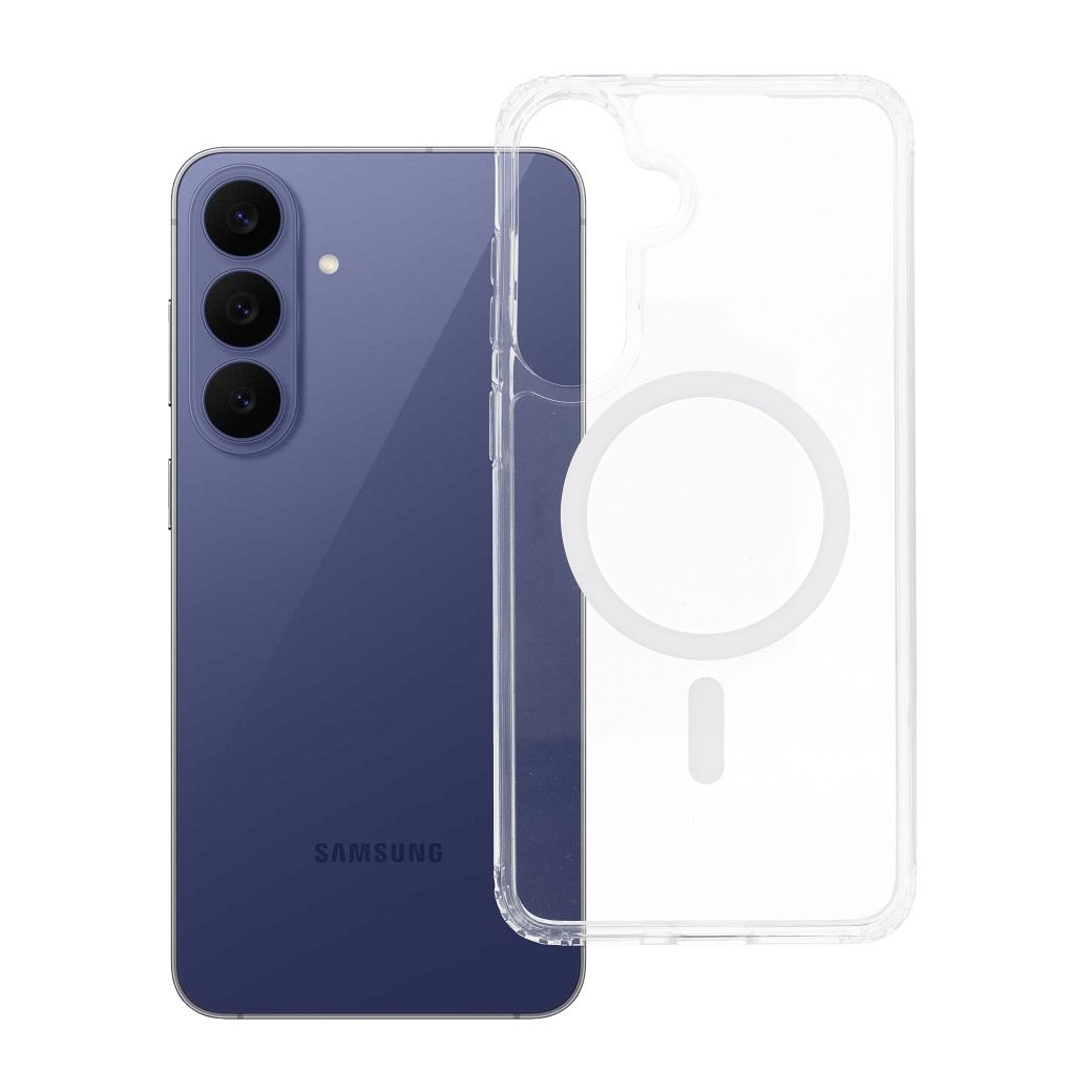 Husa Forcell pentru Samsung S26 FE F-protect Transparent Hybrid Premium Compatible cu Magsafe Transparent
