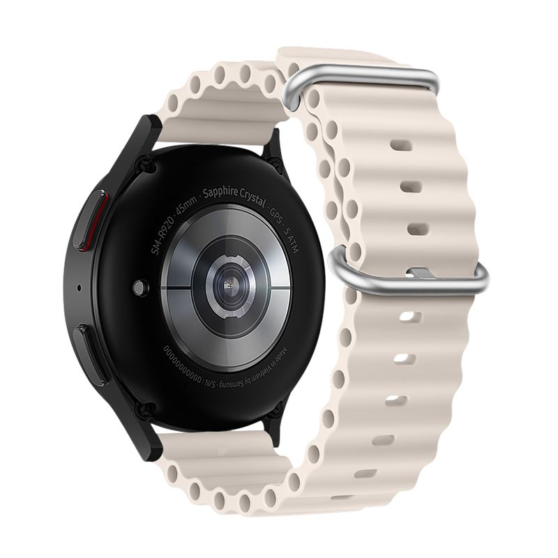 Curea Forcell To Samsung Galaxy Watch Forcell F-design Fs01 Silicone Holes 20 Mm Stellar