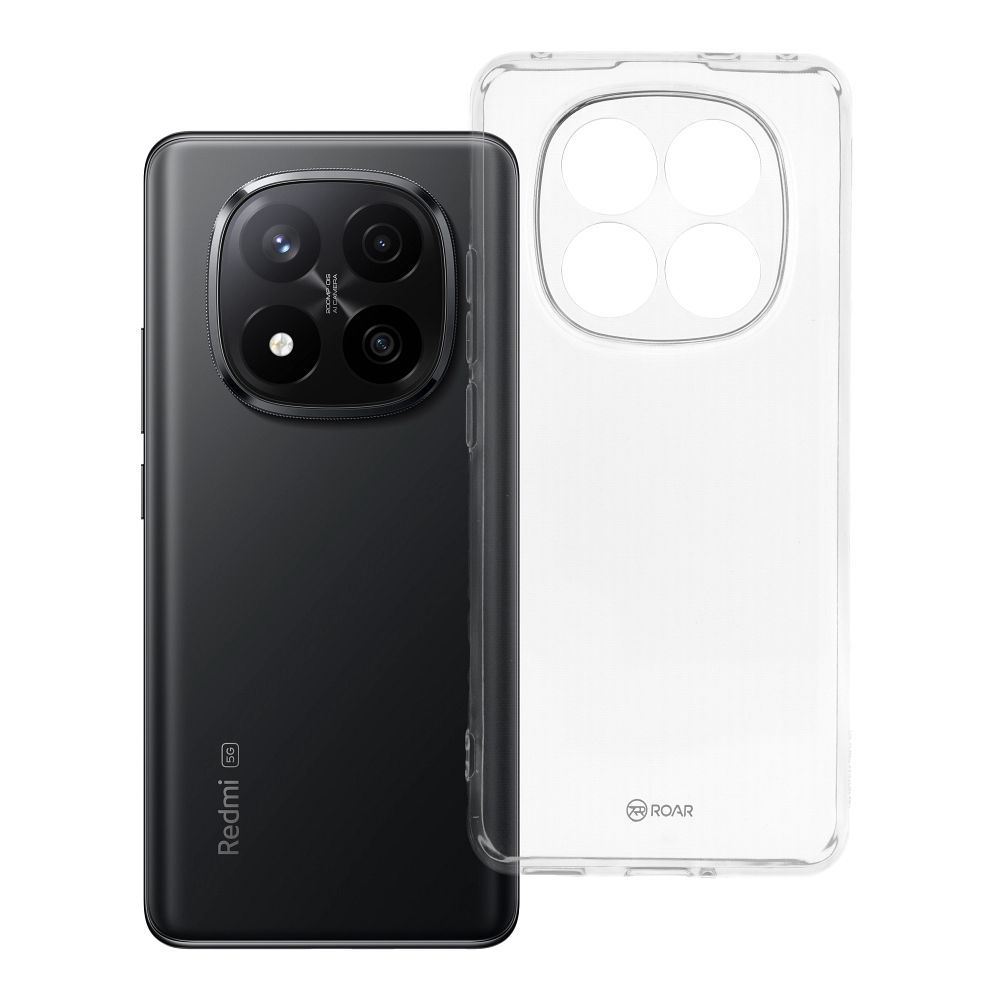 Husa Roar ALL DAY Colorful Jelly pentru Xiaomi Redmi Note 14 Pro+ 5G Transparent