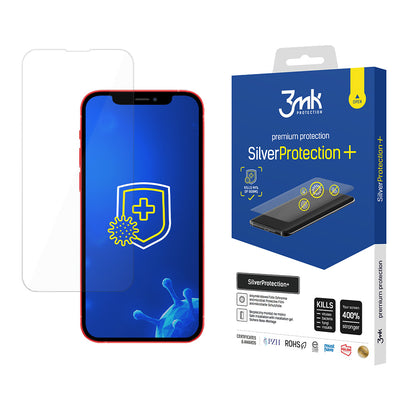 Folie protectie pentru iPhone 13 Mini Antibacterial Screen pentru Gamers From The 3mk Argintiu Protection+ Series